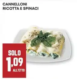 Pam Cannelloni ricotta e spinaci offerta