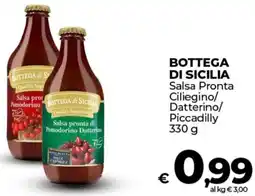 Coop BOTTEGA DI SICILIA Salsa Pronta Ciliegino/ Datterino/ Piccadilly offerta