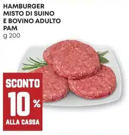 Pam Hamburger misto di suino e bovino adulto PAM offerta