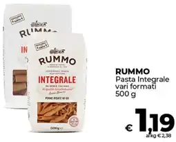 Coop RUMMO Pasta Integrale offerta