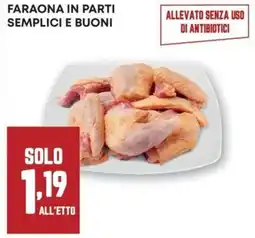 Pam Faraona in parti semplici e buoni offerta