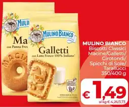 Coop MULINO BIANCO Biscotti Classici Macine/Galletti/ Girotondi/ Spicchi di Sole/ Tarallucci offerta