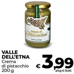 Coop VALLE DELL'ETNA Crema di pistacchio offerta