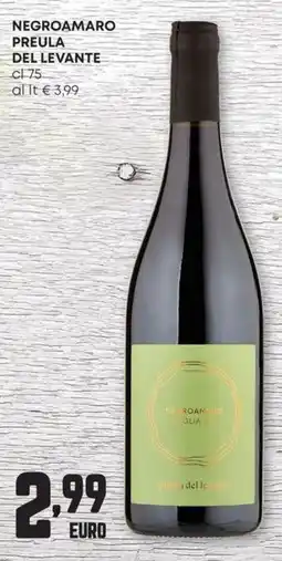 Pam Negroamaro preula del levante offerta