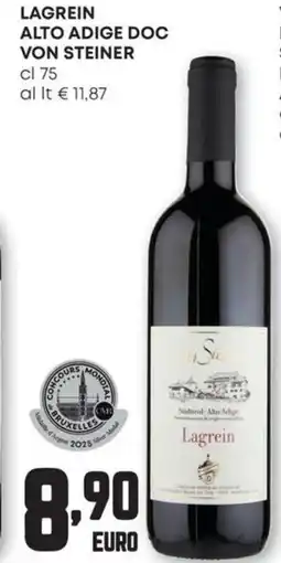 Pam Lagrein alto adige doc von steiner offerta