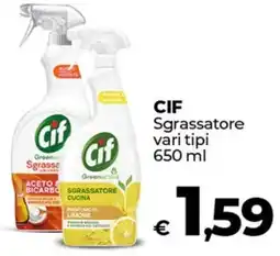 Coop CIF Sgrassatore offerta