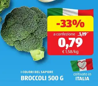 I colori del sapore broccoli