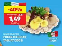 ALDI I colori del sapore poker di funghi tagliati offerta