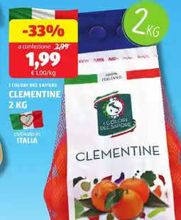 ALDI I colori del sapore clementine offerta