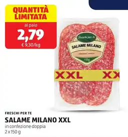 ALDI Freschi per te salame milano XXL offerta