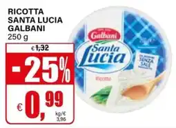 Il Gigante Ricotta santa lucia GALBANI offerta