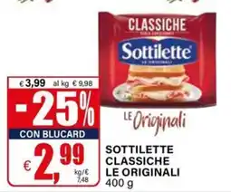 Il Gigante Sottilette classiche LE ORIGINALI offerta