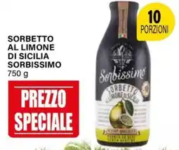 Il Gigante Sorbetto al limone di sicilia SORBISSIMO offerta