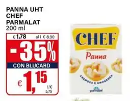 Il Gigante Panna uht chef PARMALAT offerta