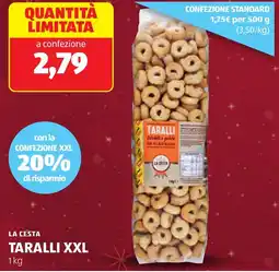 ALDI La cesta taralli xxl offerta