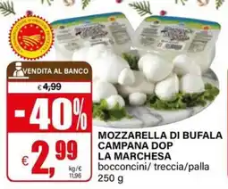Il Gigante Mozzarella di bufala campana dop LA MARCHESA offerta