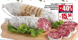 Il Gigante Salame di puro suino colli barzanó BERETTA offerta