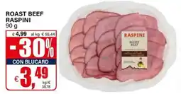Il Gigante Roast beef RASPINI offerta