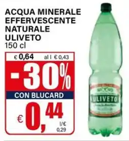 Il Gigante Acqua minerale effervescente naturale ULIVETO offerta