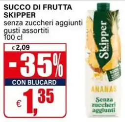 Il Gigante Succo di frutta SKIPPER offerta