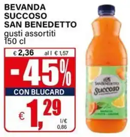 Il Gigante Bevanda succoso SAN BENEDETTO offerta