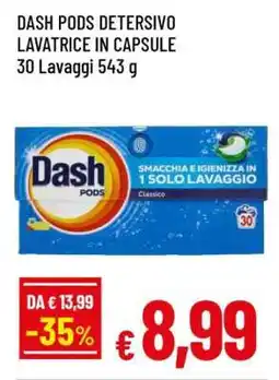 Famila Dash Pods Detersivo Lavatrice in Capsule offerta
