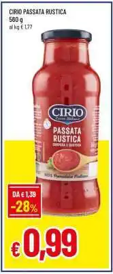 Famila CIRIO PASSATA RUSTICA offerta