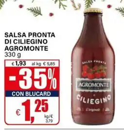 Il Gigante Salsa pronta di ciliegino AGROMONTE offerta