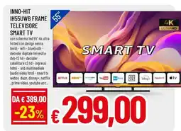 Famila INNO-HIT IH55UWB FRAME TELEVISORE SMART TV offerta