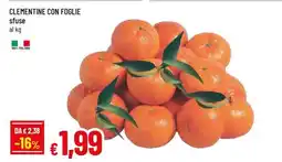 Famila Clementine con foglie offerta