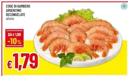 Famila Code di Gambero Argentino Decongelate offerta