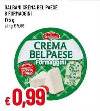 Famila GALBANI CREMA BEL PAESE 8 FORMAGGINI offerta