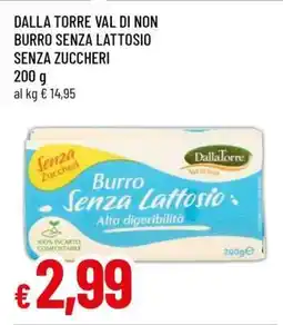 Famila DALLA TORRE VAL DI NON BURRO SENZA LATTOSIO SENZA ZUCCHERI offerta