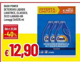 Famila DASH POWER DETERSIVO LIQUIDO LAVATRICE, CLASSICO offerta