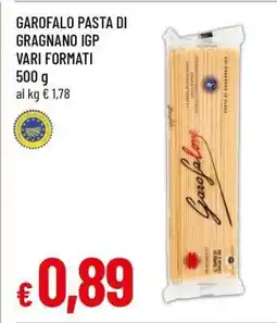 Famila Garofalo Pasta di Gragnano IGP Vari Formati offerta