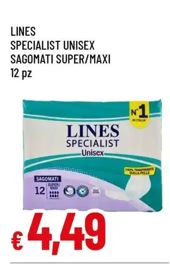 Famila LINES Specialist Unisex Sagomati Super/Maxi offerta