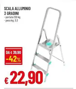 Famila SCALA ALLUMINIO 3 GRADINI offerta
