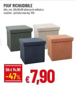 Famila POUF RICHIUDIBILE offerta