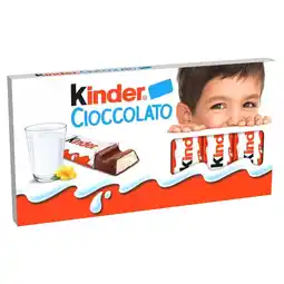 Qui Discount Kinder cioccolato barrette astuccio offerta