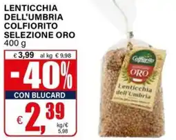 Il Gigante Lenticchia dell'umbria colfiorito selezione oro offerta