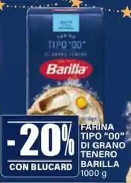 Il Gigante Farina tipo "00" di grano tenero BARILLA offerta