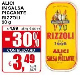Il Gigante Alici in salsa piccante RIZZOLI offerta