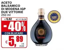 Il Gigante Aceto balsamico di modena igp DUE VITTORIE offerta