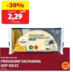 ALDI Regione che vai provolone valpadana dop dolce offerta