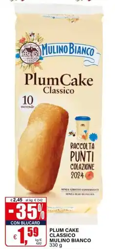 Il Gigante Plum cake classico MULINO BIANCO offerta