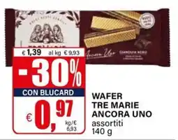 Il Gigante Wafer tre marie ANCORA UNO offerta