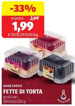 ALDI Good choice fette di torta offerta