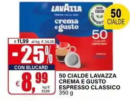 Il Gigante 50 cialde lavazza crema e gusto espresso classico offerta