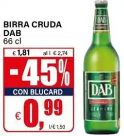 Il Gigante Birra cruda DAB offerta