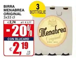 Il Gigante Birra menabrea original offerta